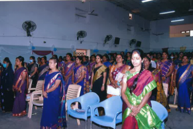 Gender Equality Today for a Sustainable Tomorrow at GCE, Salem on 08.03.2022. Resource Person: Tmt. S.Thaiyalnayakee, BE, BA, MBA., Deputy Superintendent of Police, Rural SDO, Salem.