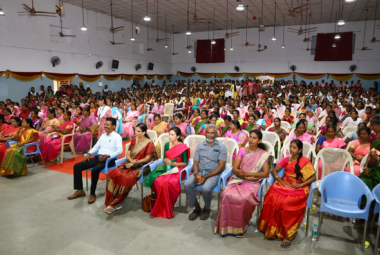 “Health and Lifestyle of Women” at GCE, Salem, on 07.03.2025. Resource Persons: Dr. Ankitha Manohar, M.B.B.S, M.D,M.B.A Consultant Obstetrician and Gynaecologist at RPS Hospital, Salem & Dr. G. Vimala Rosaline, Former Principal of the college.